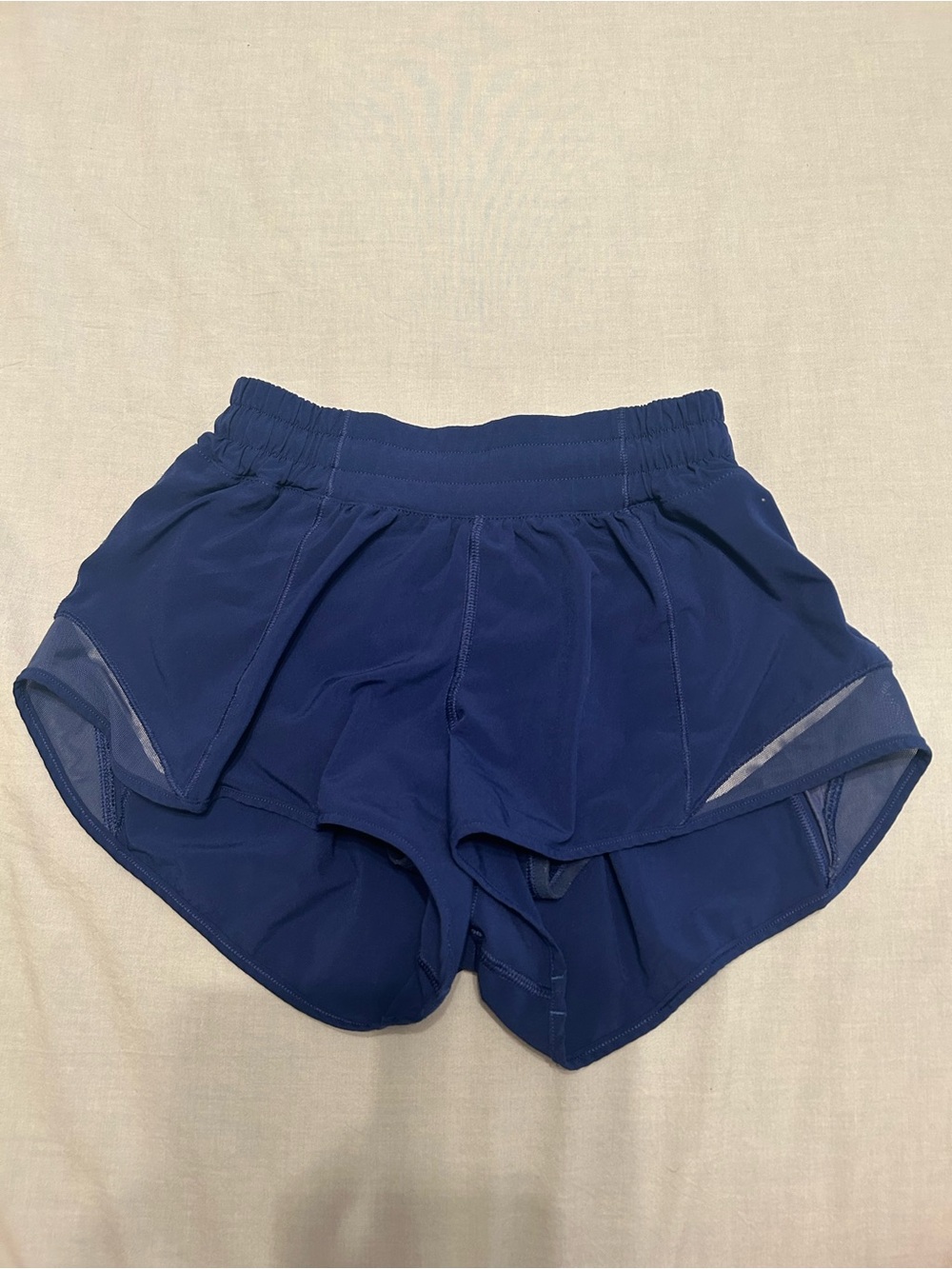Lululemon Size 4 Hotty Hot Navy Women’s Performance Running Shorts